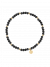 Armband Sally black IP gold