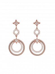 Ohrringe Stelle 14K Roségold